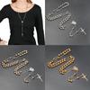 6mm Rosary Bead Necklace Catholic Necklace with Jesus Christ Crucifix for Cross Pendant Catholic Prayer Chain for Women