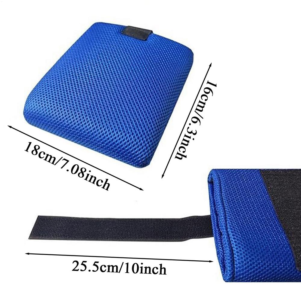 

1 pair Wheelchair Foot Rest Pad, Soft Easy Installation Non-Slip Accessory, Footrest Replacement Cover for Mobility Impaired
