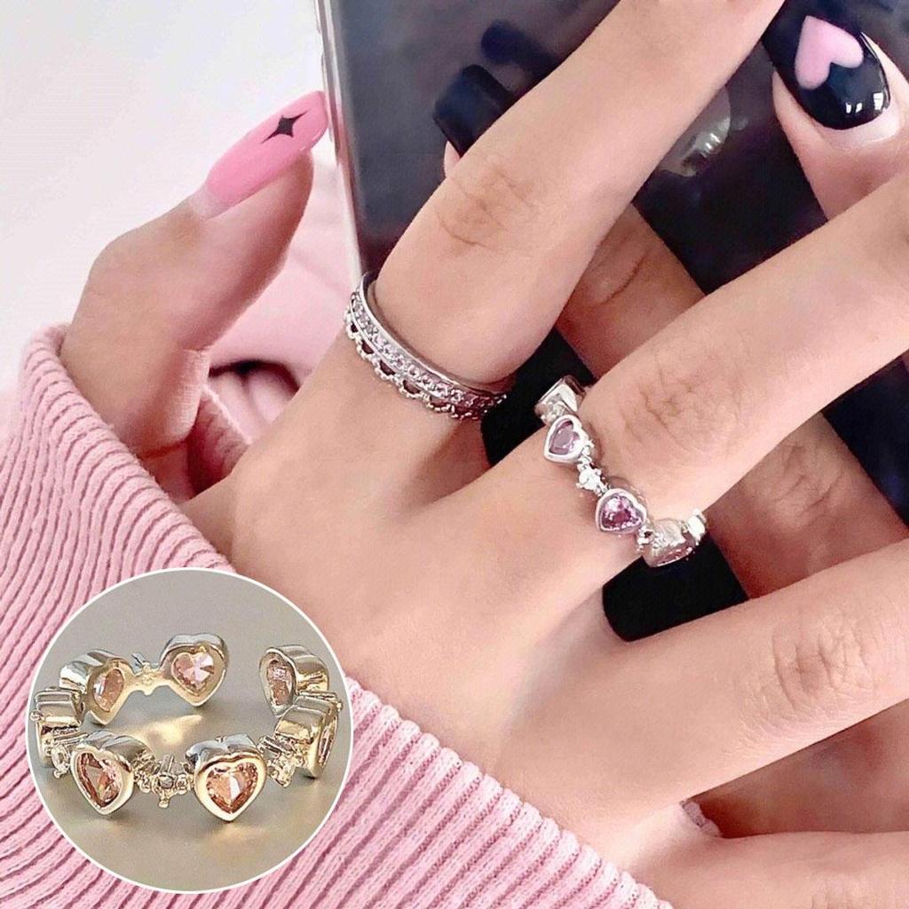 Korean Style S925 Silver Bow Ring with Irregular Pearl Design - Women's Fashion Open Index Finger Accessory