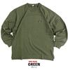 NANGA Eco Hybrid Box Logo Embroidered Long Sleeve Long Simple T-Shirt, Unisex, Casual, Sleeve, Design, NW2411-1G803