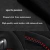 Car Steering WheelCover For Mercedes Benz A45 AMG W176 C63 W204 CLA C117 CLS S-Model 2011-2016 Hand Sewing Suede Car Interior
