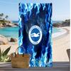 Brighton & Hove Albion Fußball Druck Strandtuch, Großes Weiches Schnelltrocknendes Handtuch für Strand Camping Schwimmen