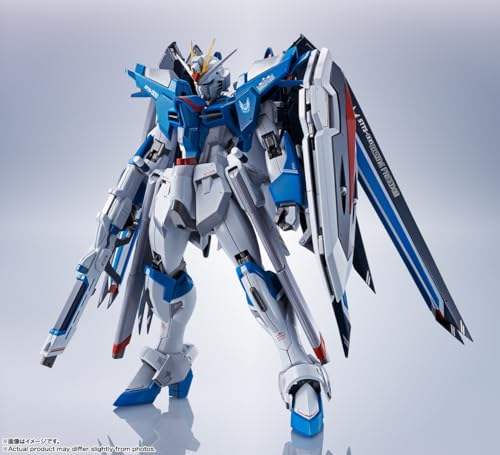 TAMASHII NATIONS METAL ROBOT SPIRITS Mobile Suit Gundam SEED FREEDOM Rising Freedom Gundam, Approximately 140mm, ABS & PVC & Die-cast Painte