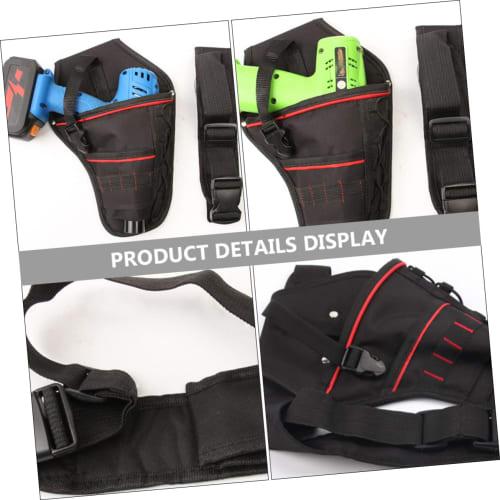 Healeved Electric Wrench Tool Kit, Electric Wrench Pouch, Electrician Tool Bag, Work Organization Bag for Construction Workers and Contractors (1 Piec