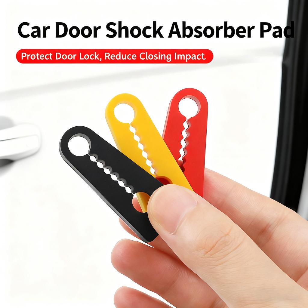 Car Door Silicone Protector Shim Anti-Collision Buffer Spacer Sound Insulation Shock Absorber Gaskets for Auto Door Protection