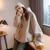 2025 Eco-Friendly Women's Hooded Shearling Mid-Length Mink Fleece Winter Coat