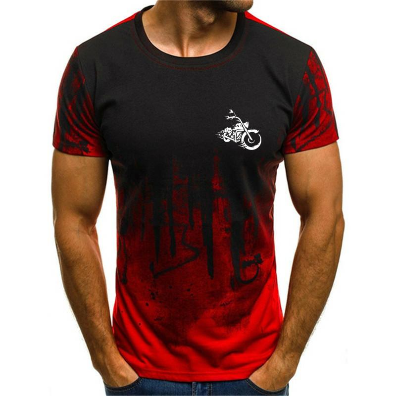 

Harajuku повседневная мужская модная футболка с коротким рукавом для фитнеса с 3D принтом, крутая красочная футболка с чернилами 6XL