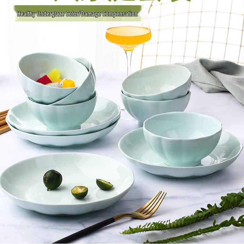Wanxiang Celadon Ceramic Dinnerware Set