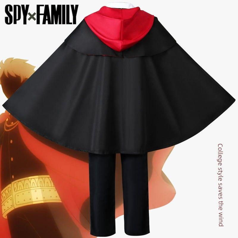 Spy X Family Cosplay Costume Anya Damian Desmond Myle Lloyd Forger Academy School Cape Set
