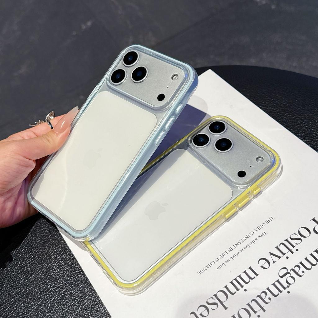 For IPhone 17 ProMax Dual Color 2-in-1 Phone Case for Apple 16 Anti Drop 15 Transparent Protective Cover