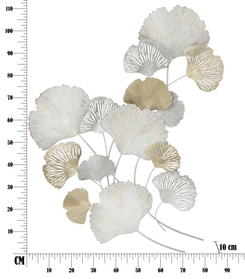 Wall Iron Panel Silvy 85.5X10X113 Cm