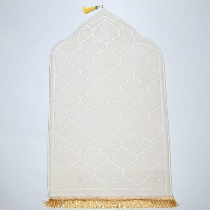 Irregular Embossed Flannel Prayer Mat - Thickened Short Pile Sponge Carpet
