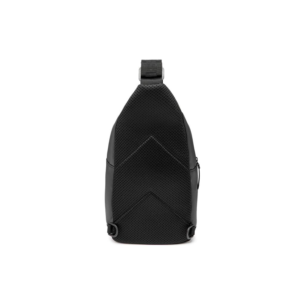 New LiNing Polyester Polyurethane Sling Bag Regular Unisex Black ABDU095-4