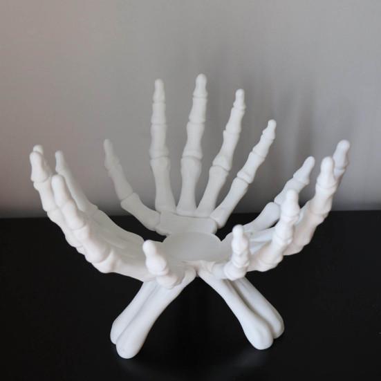 Skeleton Hand Bowl Removable Black Bowl Multifunctional Gothic Decoration Horror