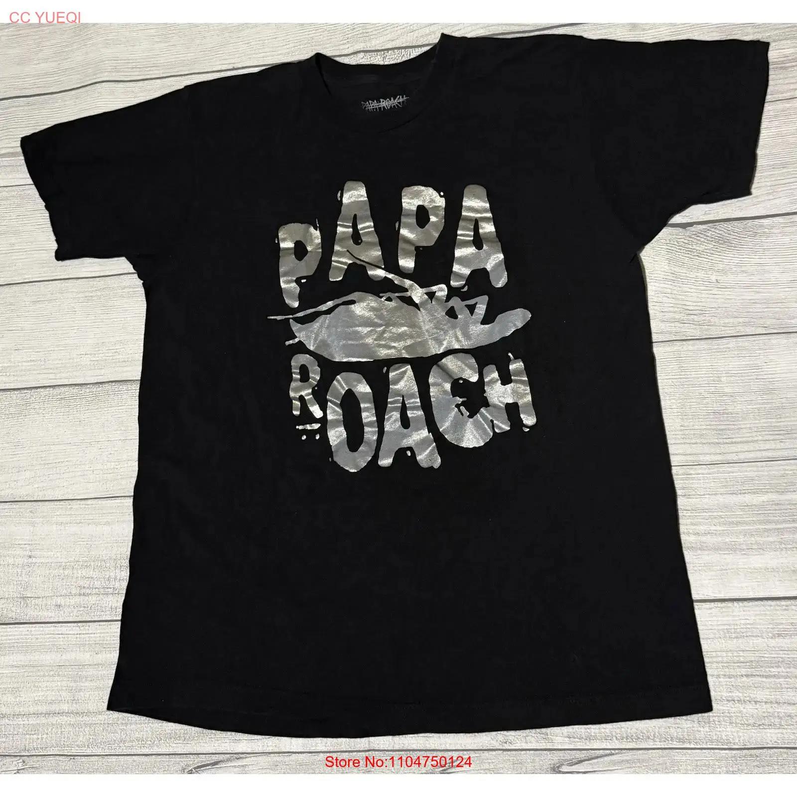 

Papa Roach T Shirt Size Large Officially Licensed Black Band Rock Music vintage Washed Casual Soft graphic designer clothes 5XL різнокольоровий