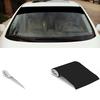 6x60inch Car Window Visor Vinyl Stickers Windshield Banner Strip Racing Waterproof Window Car Sun Decorative Sunscreen