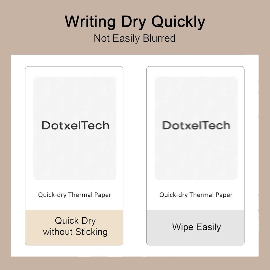 100 Sheets Thermal Printer Paper, 8.5''×11'' US Letter Size, Advanced Printing Paper, Thermal Paper Compatible with Brother Letter Portable Printer,