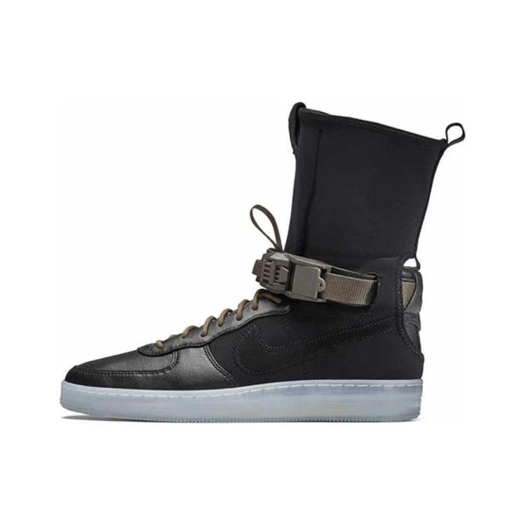 Acronym Air Force Downtown 1 Hi SP 'Black Olive' (Unisex) Black / Black-Olive Skate Shoes 649941 003