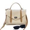 New cowhide leather tote bag small square bag high-end portable shoulder messenger bag women's bag