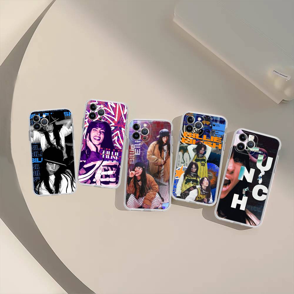 Pop Singer B-Billie Transparent Phone Case For IPhone 17 Air 16 Pro Max 15 14 13 12 11Plus Shockproof Cover