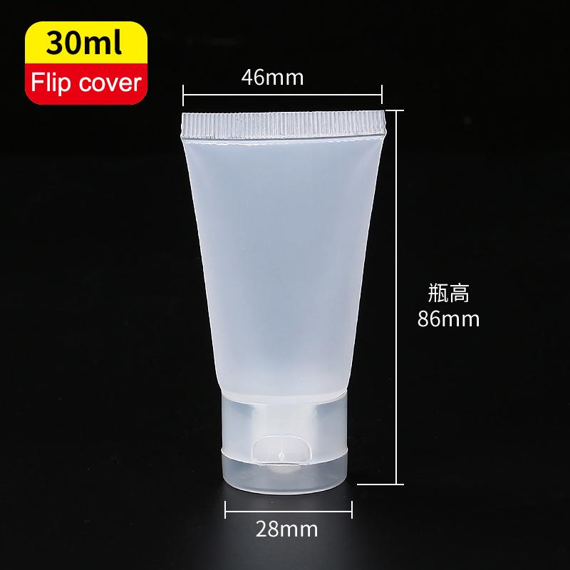 10Pcs 15Ml-100Ml Empty Squeeze Containers Pe Lip Gloss Tubes Bottle Sample Bottle Refillable Lip Gloss Cream Tube Diy Container