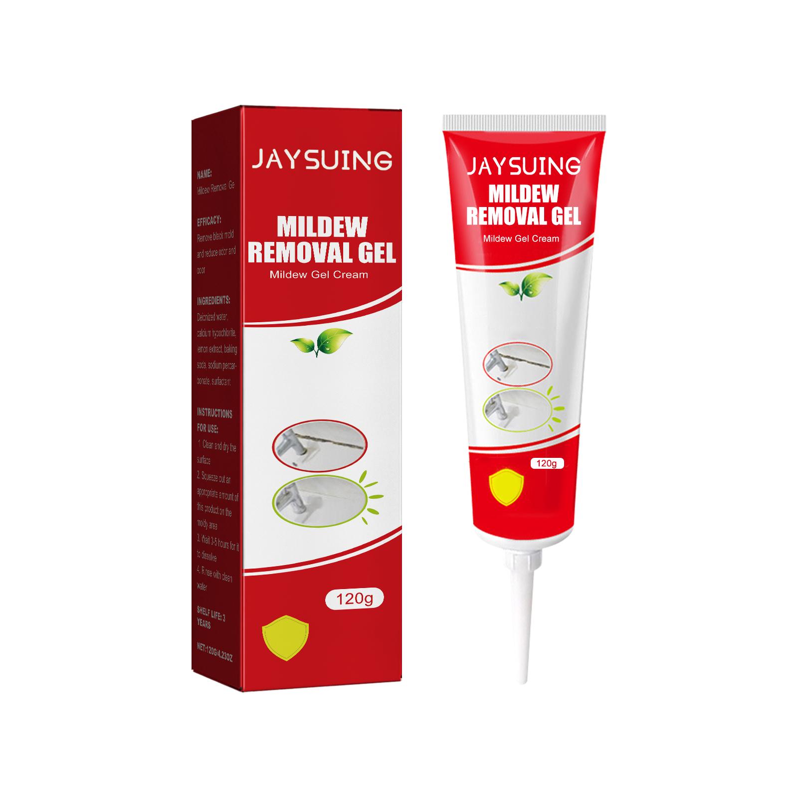 

Jaysuing Mildew Remover, Cleaning and Stain Removal Anti-Mold Cleaner for Bathroom and Kitchen Ceilings and Walls, 120g