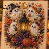 Fai da te Mosaico 3D Artigianato Halloween Pittura con Perle Finte Kit, Fantasma Carino 3D Hobby Antistress per Donne Kit Adulti, Artigianato di Natale Casa