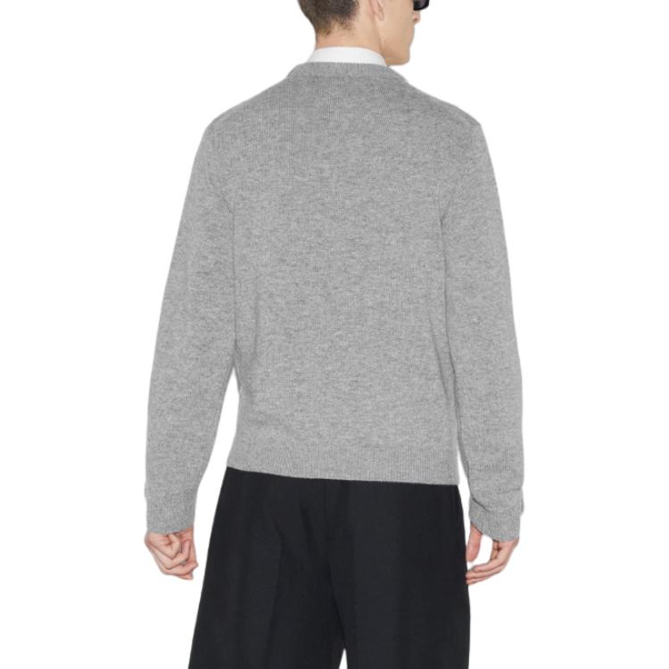 Gucci Intarsien-Strickpullover mit Rundhalsausschnitt 795347-XKD74-1423
