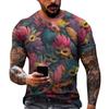 Men's Casual Round Neck Short-Sleeve T-Shirt