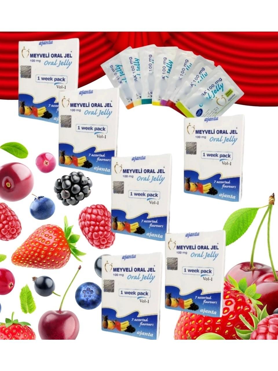 

Оральний гель зі смаком фруктів, 6 шт., том I-100 мг, N7 * 6 шт. 6 PCS