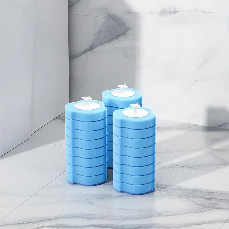 Disposable Toilet Brush Cleaner With Long Handle Bathroom Cleaning Brush With Replaceable Brush Head Toilet Bathroom Accessories