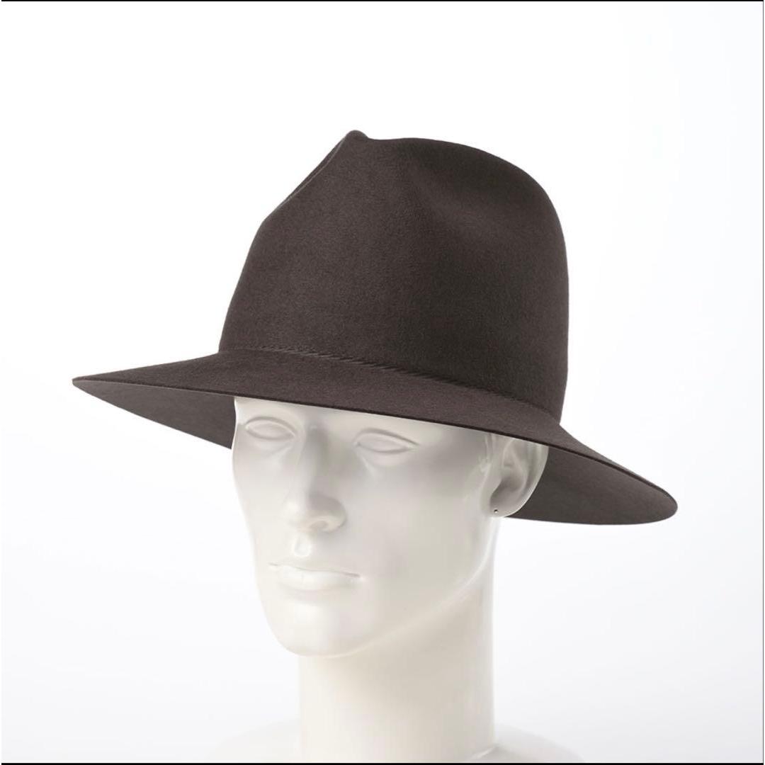Used STETSON Stetson Natural Ball Gray 59cm with adjustment tape