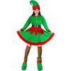 Family Matching Cosplay Clothing Green Elf Dress Xmas Suit New Christmas Elf Costume  New Year