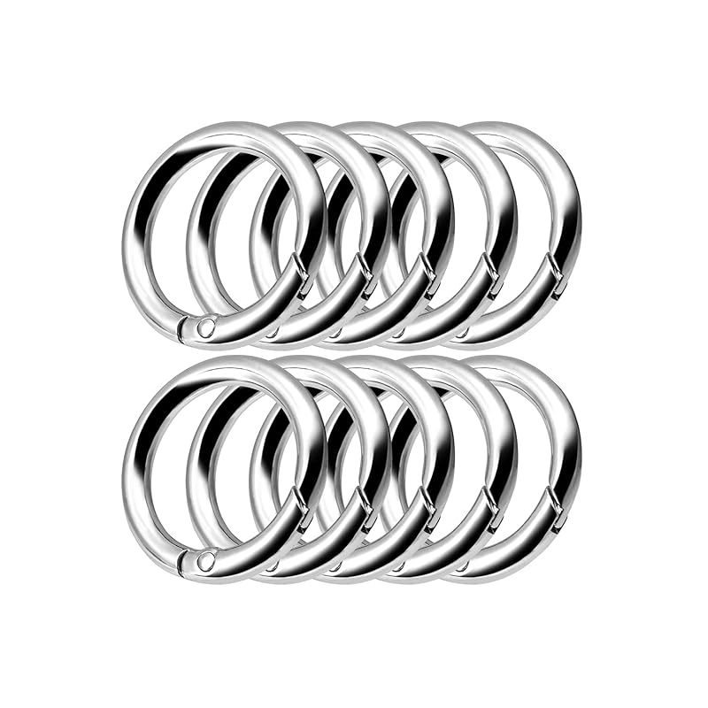 

JMARS round shape carabiner key ring key ring set of 10