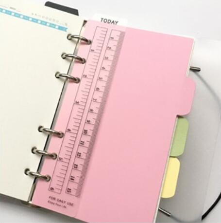 2026 Calendar A5 A6 6-hole Hand Account Loose-leaf Calendar Partition PP Frosted Transparent Protective Pad