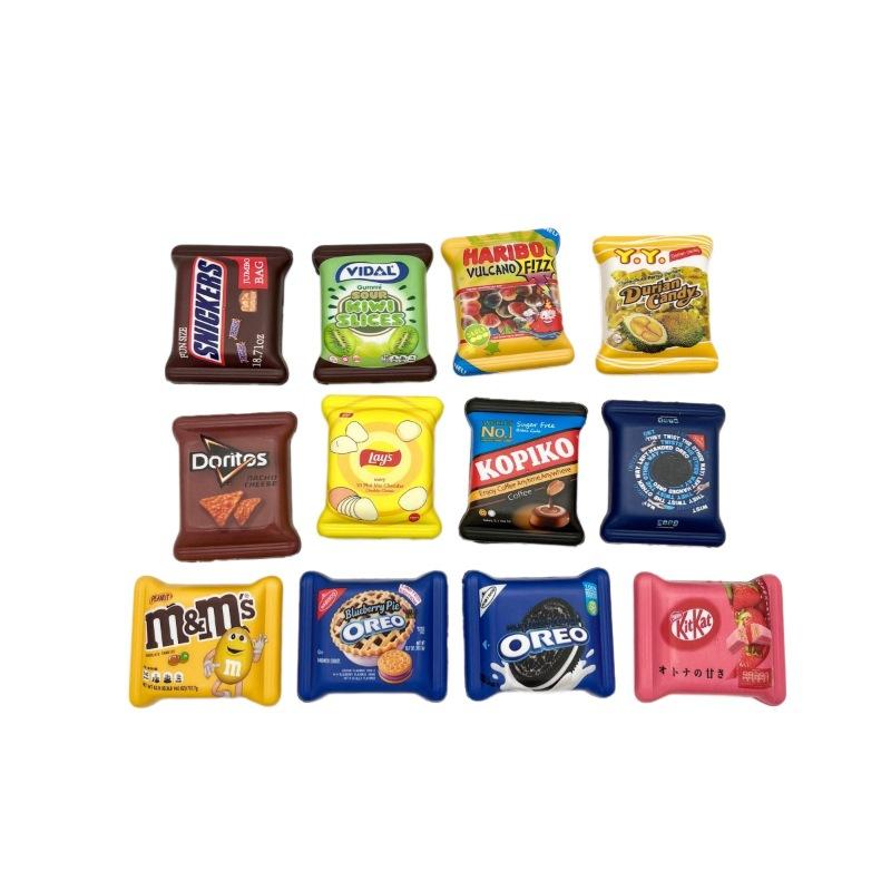 Saco de Lanche de Reação Lenta Brinquedo de Apertar: Brinquedo Anti-Estresse, Sucesso Viral, Item Decorativo Criativo com Tema de Comida