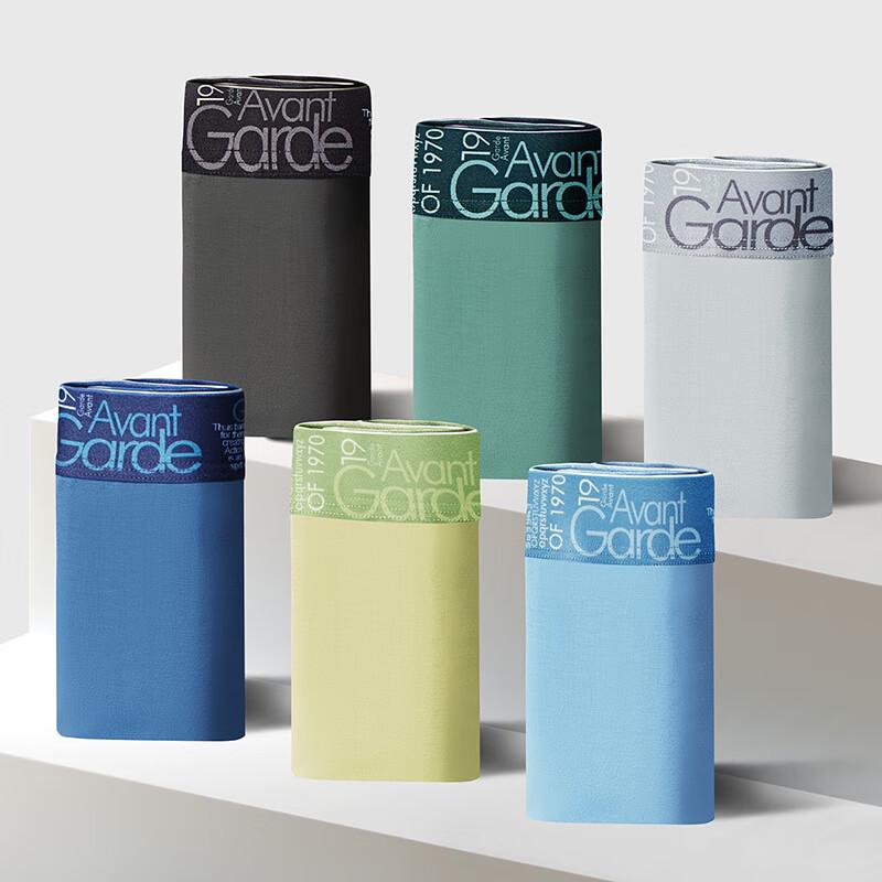 Fenteng Men's 3-Pack Antibacterial Pure Cotton Boxer Briefs