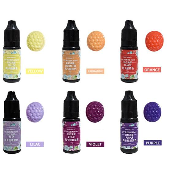 УФ Смола Клей Ультрафіолетового Затвердіння Барвник Пігмент DIY Ювелірні Вироби Ремесло Декорація