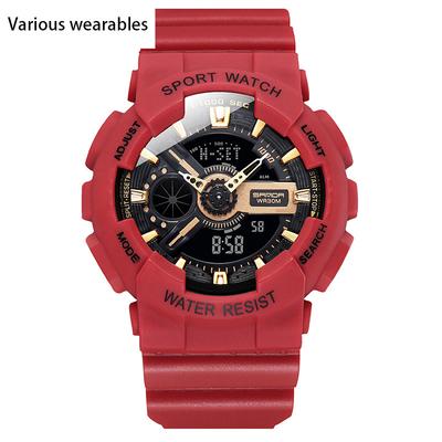Fashionable Youth Men's and Women's Watches Outdoor Waterproof Luminous Multi-function Electronic Watch