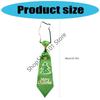 X6HE Festive Necktie Holiday Performances Decoration Quick Wear Party Attire