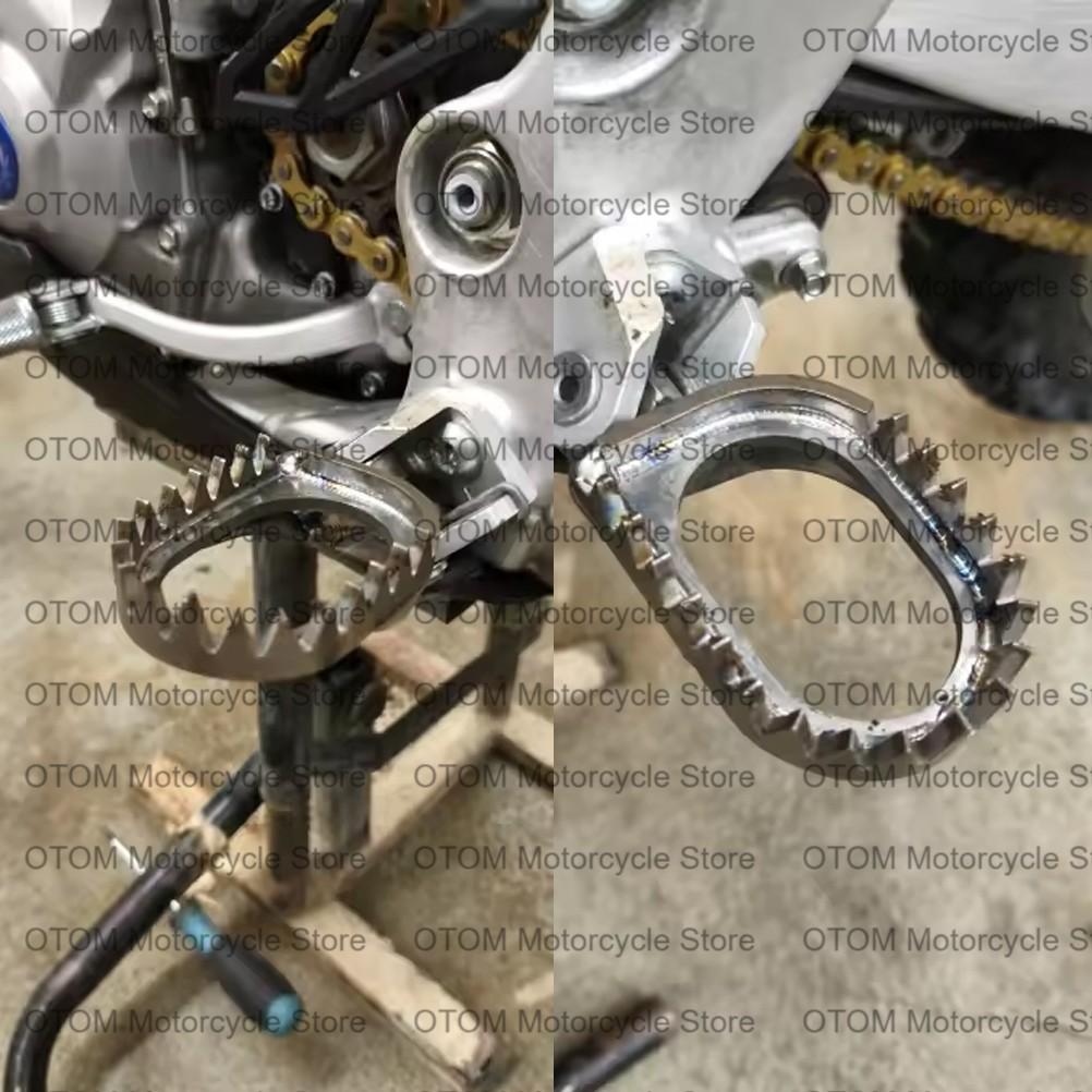 For YAMAHA 2024-2025 Motorcycle Footpegs Titanium Alloy Front Footrest Foot Rest Pegs Pedal YZ250F YZ250FX YZ450F WR250F WR450F
