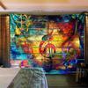 2D Artistic Colorful Music Tapestry for Content Creation & TikTok