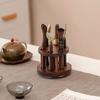 Rotating Tea Ceremony Six Gentlemen Pen Holder Tea Making Tools Storage Rack Tea Set Tea Clip Accessories High-end Tea Table
