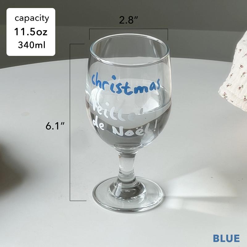 Exquisite Christmas Wine Glass - Glass Cup for Festive Holiday Drinks & Decor, Ideal for Gifting At Parties and Celebrations