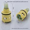 Ceramic Hot/Cold Faucet Cartridge Kit for Kitchen, Basin, and Shower Repair