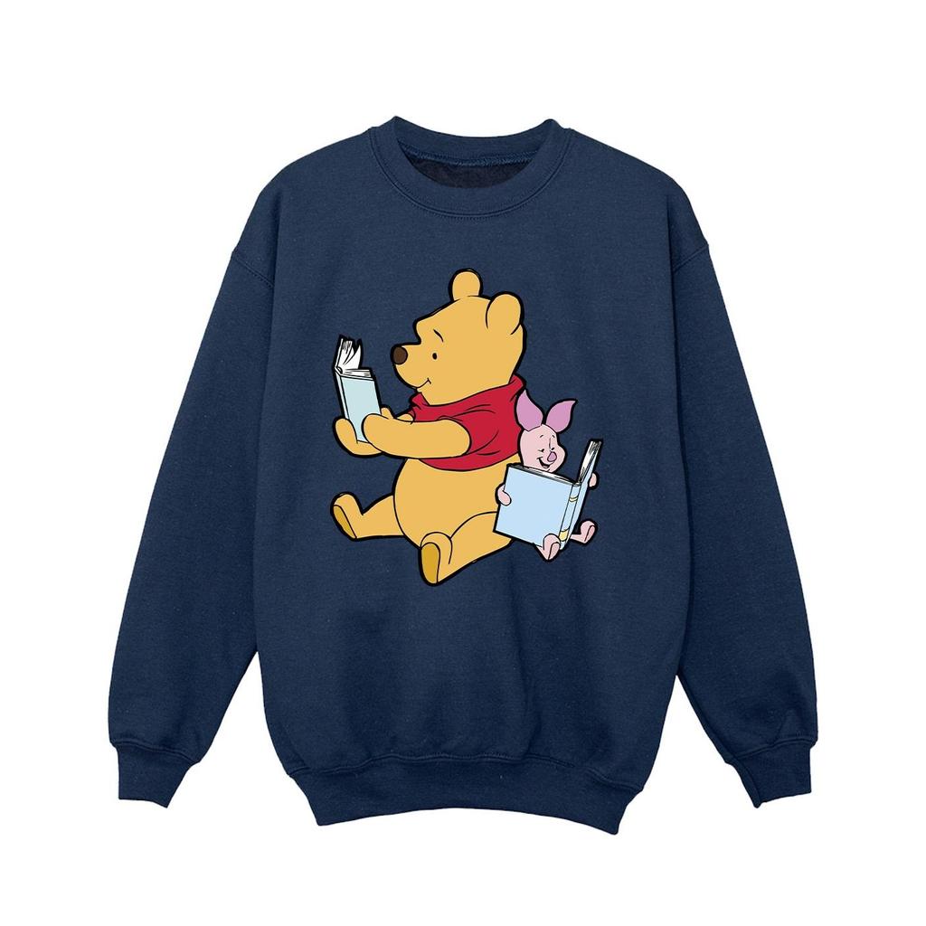 Winnie the Pooh Girls Reading Sweatshirt