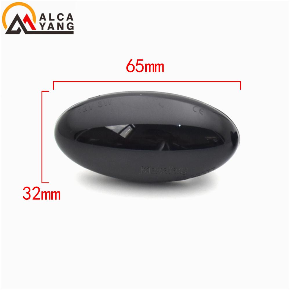 2 Pieces For Toyota Aygo Fiat Scudo Dynamic Led Turn Signal Side Marker Lights Sequential Blinker Lamps