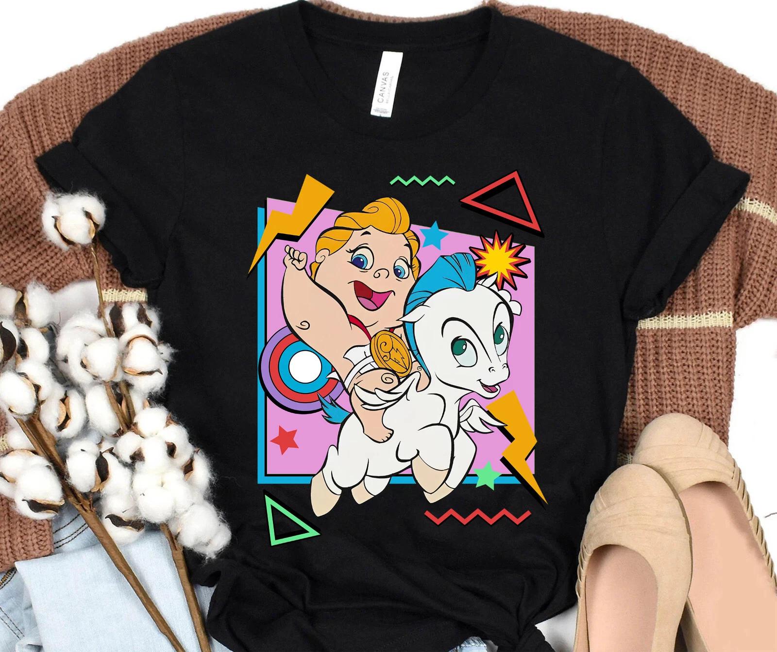 Retro 90s Baby Hercules and Pegasus Shirt Unisex Adult Kid Shirt XL