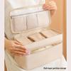 Two-Layer Travel Organizer for Underwear, Socks, Bras, and Accessories