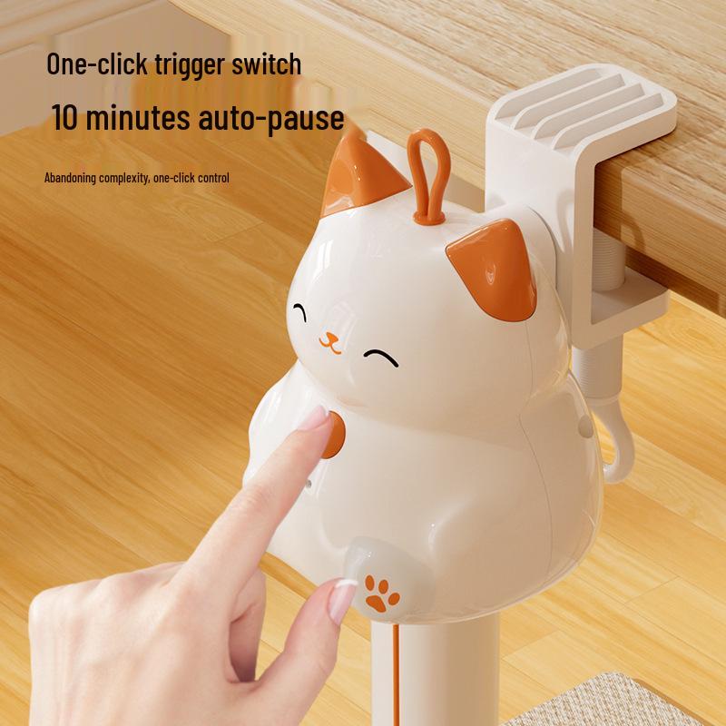 Electric Lucky Cat Automatic Lifting Teaser Ball - Relieve Your Cat’s Boredom Smart Automatic Lifting Cat Tease Ball